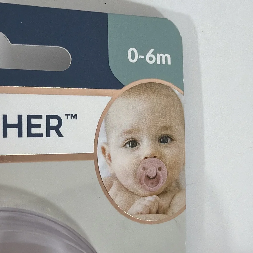 New Itzy Ritzy Natural Rubber Pacifiers 0-6m ITZY SOOTHER 2 Pk Cherry